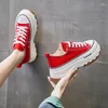 Casual Shoes Spring Canvas Women Harbour Fashion Studenci Platforma Sport I Single Sneakers