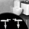 Tampas de assento do vaso sanitário parafuso 2 peças abs plástico dobradiça parafuso acessórios de fixação kit marca pew
