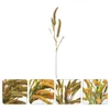 Dekorativa blommor Simulerade öron av majsdekoration för Home Plant konstgjorda vete stjälkar dekorerar