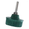 Big Deal 2PCS 50 mm Wiergle Bristle dysk gumowy Polerowanie zagraniczne koła zielone żółte