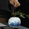 تدعى Teaware مجموعة شاي Jingdezhen الأزرق والأبيض الشاي مجموعة صينية العظم الصين الصين Cover Cover Cover Teacup