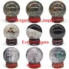 Gravestones 40mm Gemstones Sphere Healing Crystals Home Decoration Reiki Wicca Natural Stones Ball Mineral Polished Gem Massage Globe Gift