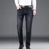 new Men's Jeans Denim Elastic Slim Straight Busin Casual Large Size Classic New Daily Pants I8dS#