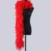 Foulards épaissir peluche plume de dinde douce bande de garniture complète pour la fête de mariage Costume scène danse bricolage décorations