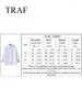 Damesblouses TFMLN 2024 Lente Zomer Dames Poplin Shirts Mode Gesplitst Lange mouwen Oversized Tops Casual Elegante Dunne Plaid