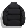 Nuevos hombres de invierno cálidos chaquetas acolchadas gruesas parkas casuales hombres acolchados abajo outwear cierre de cremallera manga lg pareja abrigo al aire libre u2ya #