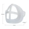 Ganchos soporte para máscara 3d soporte suave soporte a prueba de lápiz labial cara respiratoria