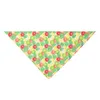 Dog Apparel Pet Cat Bandana Collar Adjustable Neckerchief Triangle Neck Scarf Fruit Pattern Saliva Towel Supplies For Girl And Boy