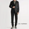 Traje de novio de boda Traje de hombre completo de bolsillo grande Trajes sociales para hombres Conjunto de 2 piezas chaqueta + chaleco Traje casual de un solo pecho 2023 G9Yy #