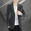 2023 New High-quality Solid Color Spring and Autumn Handsome Casual Korean Versi Fi Trend Slim Men's Small Suit Jacket 89My#