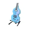 Electric Bass Guitar 4-string SKY BLUE Color Ebony Fingerboard Support Costomization Freeshippings