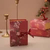 Gift Wrap 15pcs Book Shape Candy Boxes Creative Paper Bags DIY Box For Christmas Wedding Birthday S With Ribbon