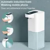 Dispenser di sapone liquido Dispenser automatico di schiuma induttiva per il lavaggio del telefono Smart Hand