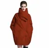 Invierno 2022 Parka al aire libre para mujer Cálido a prueba de viento con cremallera Chaqueta de algodón Chaqueta de invierno Abrigos de abajo I4S4 #