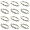 Table Cloth 12 Pcs Pearl El Napkin Buckle Napkins Holders Metal Ring Rings Wedding Dining Banquet