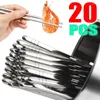 Chopsticks 2/20sts återanvändbart rostfritt stål icke-halk anti-formell sushi pinnar kök betyg säkra bordsartiklar tillbehör
