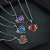 Chains Retro Punk Style Turkish Devil's Eye Alloy Pendant Exaggerated Tide Hip Hop Stainless Steel Necklace Ornaments