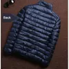 Mens Autumn Duck Down Jacket Ultralight Men Winter Coat Portable Waterproof Travel Down Parkas Fi Stand Collar Thin Outwear Z6ob#