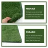 Flores decorativas Popetpop Turf Grass Dog Pad Lavável Pet Pee Pads Artificial Patch Potty Training Mat Reutilizável Incontinência Cama Absorvente