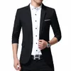 Nouveaux hommes costume vestes mâle blazer 6XL surdimensionné style coréen mince busin blazers occasionnels hommes vêtements Dr veste manteau AF106 V2PF #