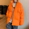 Männer Harajuku Bunte Brotmantel Winterjacke 2021 Herren Street Hip Hop Parka Koreanische Grün Schwarz Kleidung Warme Jacken O8eN #