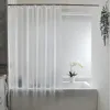 100 % EVA 17S, verdickter 3D-Duschvorhang, wasserdicht, luxuriöse, transparente, durchscheinende Badezimmer-Schimmel-Kunststoff-Badewanne mit Haken 240320