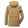 Толстая стеганая куртка Veet средней длины, зимняя парка с капюшоном, шапка, съемное пальто, мужская куртка Jaqueta Masculina, большие размеры 6XL V5rG #