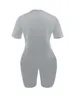 LW Plus w rozmiarze dwuczęściowym zestawem literowym Krótkie spodenki Letnie krótkie rękawie Top T-shirt Shorts Set Feed Damskie stroje A6KT#