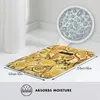 Alfombrillas de baño Gustav Klimt Alfombrilla para pies Cocina Puerta de ducha Árbol de la vida Secado rápido Moda Alfombra de baño Protector Antideslizante Inodoro