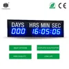 벽 시계 Hangzhou HD 디스플레이 디지털 사격판 광고 LED 1.8 "9 자리 일일 카운트 다운 LCD