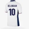 2024 Hommes Enfants Jersey ANGLAIS Bellingham Jersey 150 Année 24 25 Équipe nationale TOONE Football Jersey Bright Kane Raheem Sterling Rashford Sancho Grealish