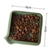 ティートレイグリーンスクエアコーヒー豆シングル投与エスプレッソアクセサリーバリスタ愛好家20-25G容量ツール