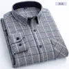 cott Flannel Mens Checkered Shirts Lg Sleeve Soft Plaid Shirt for Men Leisure Classical Vintage Comfortable Man Clothing New R0bx#
