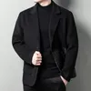 New Men's Fi Busin Casual Gentleman's Double-sided Wool Double-sided Coreano Noite Dr Oficiando Casamento Blazer b1pw #