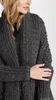 Suéter feminino de malha instagram com gola grande e lapela linda jaqueta de lã feita à mão solta casual fio grosso cardi
