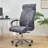 Housses de chaise, housse d'ordinateur géométrique, élastique, antidérapante, pour siège rotatif, étui de protection universel pour accoudoir