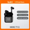Écouteurs Imiki T13 Écouteurs sans fil de qualité sonore étonnant l'appel de qualité annulant IPX5 Sports commerciaux imperméables imperméables pour l'homme