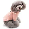 Hundkläder Fashion Star Pet Fleece Sweatshirt tröja Jacka för små hundar Katter Crewneck Winter Coat Puppy Clothes Poodle Shih Tzu Pug