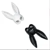 Black White Rabbit Mask Halloween Party Decoration Party Long Ears Rabbit Bunny Mask Costume Cosplay