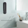 Dispensador de sabão líquido 300ML montado na parede manual de gel ABS fácil instalação para banheiros escritórios restaurantes