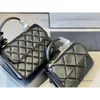 designer bag Flap Trendy CC Bag Handbag Crossbody Vintage Quilted Purse Genuine Leather Top Handle Chain Gold Metallic Designer Woman Fashion Bag For Work