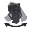 1911 Quick Pull midja P1 Movelible ficklampan Holster G17 G18 Ficklamp Holster Tactical Training