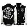 SS of Anarchy Giacca da baseball Cappotto con cappuccio Uomo Donna Stampa Sport Uniformi da baseball Moto Cappotti Cardigan Top Abbigliamento Top 426X #