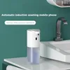 Dispensador de jabón líquido, espuma automática, 4 modos, carga USB, 400ml, desinfectante de manos sin contacto para el hogar y la cocina