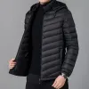 Mäns nedjacka Casual Padding Warm Parkas Lätt puffer Male Padded Coats Winter Ny i externa kläder Estetik 2024 Q80C#