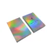 wholesale Holographic Gift Party Paper Box Laser Card Case Cartons Gift Boxes Cosmetics Package Candy Boxes Wedding Favour ZZ