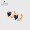 Hoop Earrings Xuping Jewelry Trendy Fashion Charm Gold Color Earring For Women Baby Jewellery Gift S00141101
