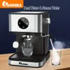 IAGREEA Espresso Hine 20 bar, 1,5 l/50 oz, touch screen digitale, vaporiera, pausa automatica produzione casalinga, cappuccinatore - 1050 W