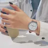 Koreańska moda prosta atmosfera kwarcowa zegarek gimnazjalni uczniowie licealni Wodoodporni ultra cienkie pary