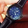 Bekijk hoogwaardige designer luxe horloges voor heren Mechanisch polshorloge Mode Leer Casual kalender Gentleman Pyww